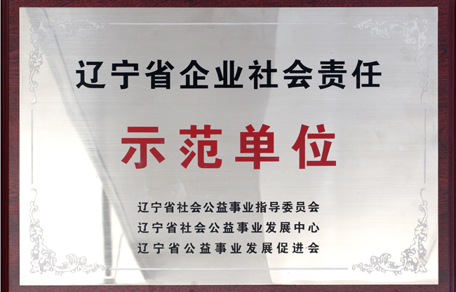 辽宁省企业社会责任示范单元